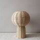 Lampe Jeanne en rotin