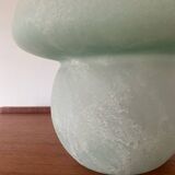Murano scavo glass mushroom lamp