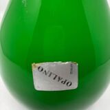 Vase vert gazon en opaline Empoli