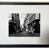 Vintage photograph rue Bonaparte Paris 1965