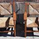 Paire de fauteuils paille (Josep Torres Clavé, 1936)