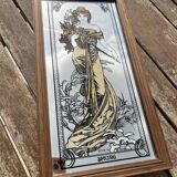 Mucha mirror frame