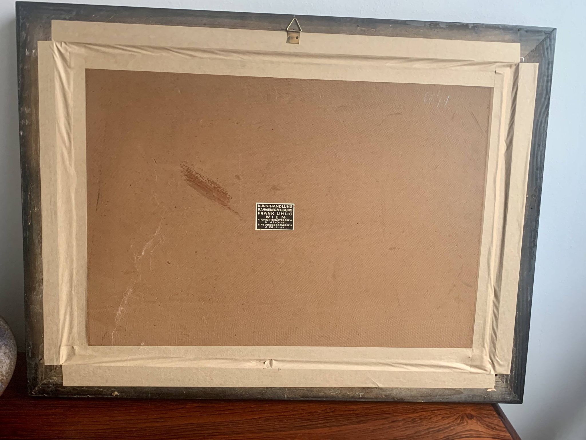 Peinture à l'huile vintage – Voiliers en mer