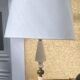 Lampe vintage en albâtre