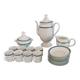 Atlantide café service - Limoges porcelain JL Coquet