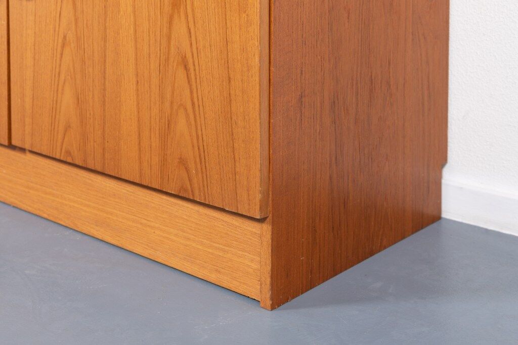 Vintage Danish teak veneer cabinet from the 1970s