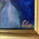 Oil painting on canvas "French Childhood" 1980