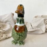 Zoomorphic bottle, ceramic duck