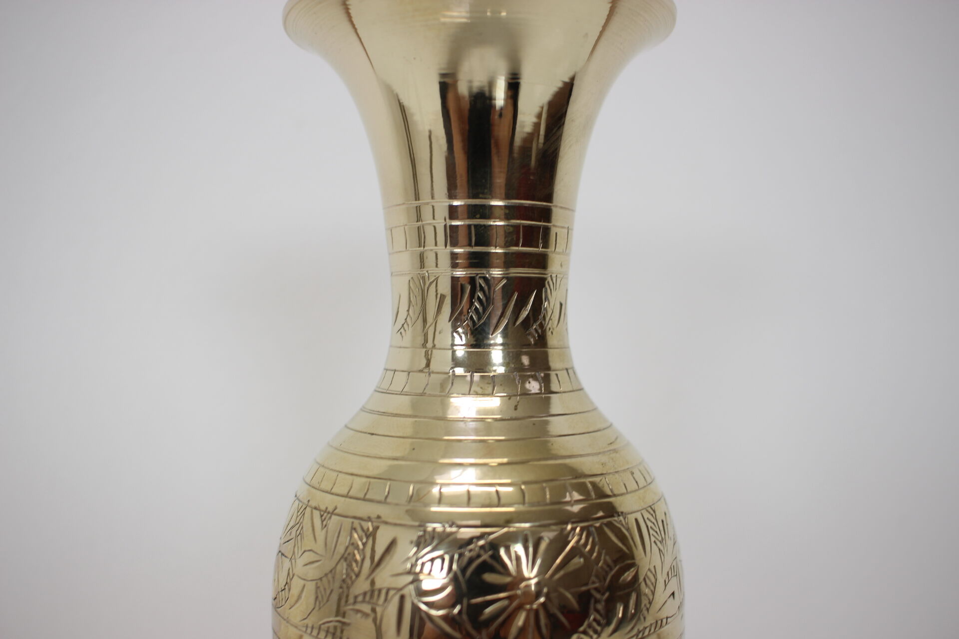 Mid-century Brass Vase,1960's.