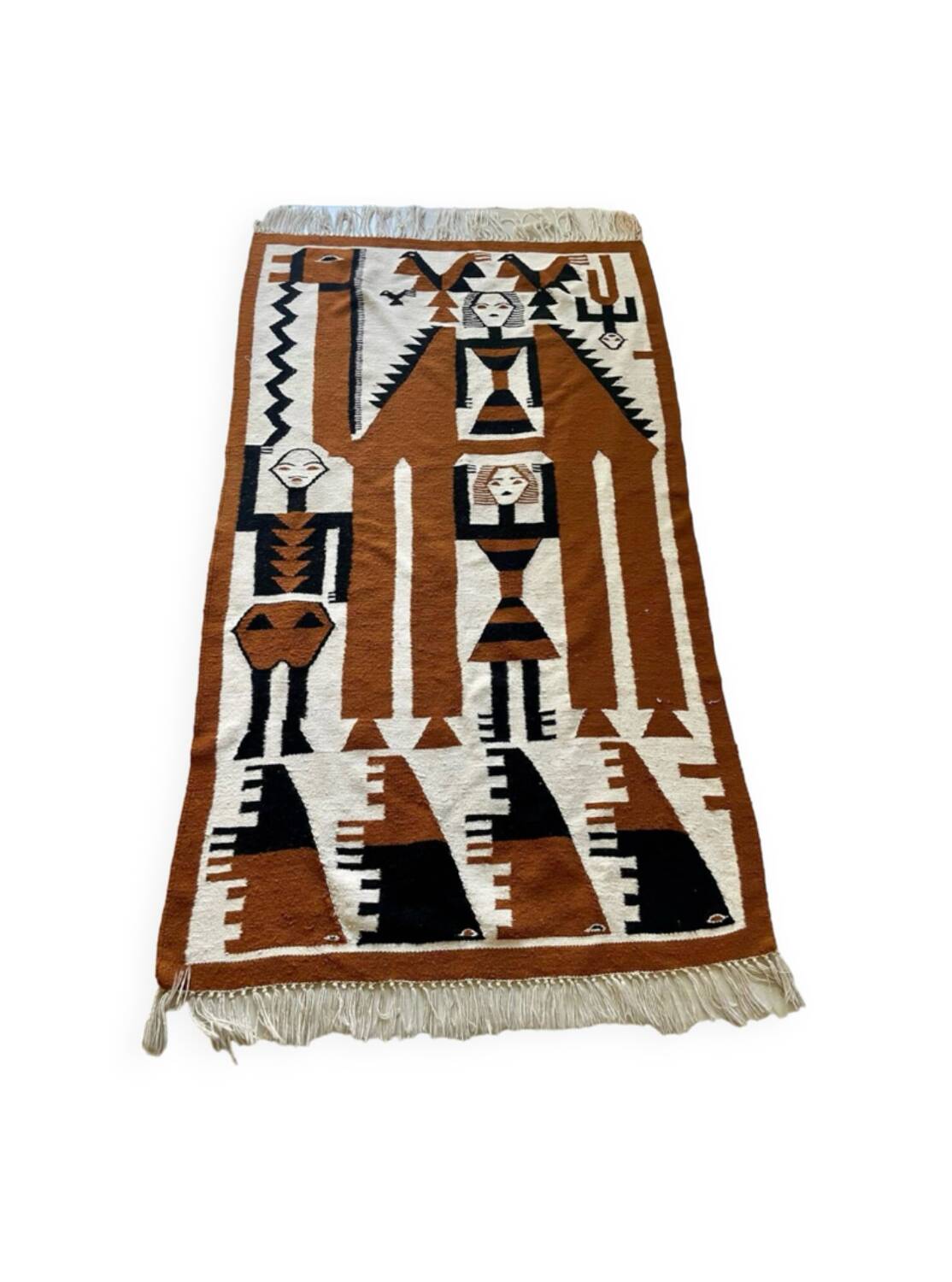 Handmade Peruvian wool rug