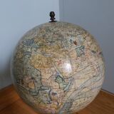 Lebegue 19th century Napoleon III world map globe