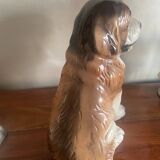 Large ceramic St Bernard dog