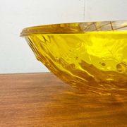 Vintage Italian Large Rare Yellow Moon Bowl from Mario Bellini for Kartell