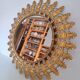 Metal sun mirror