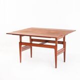Vintage "Elevator" teak table Designed by Kai Kristiansen for VMMobler. Denmark, 1960s