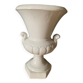 White ceramic vase