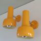 Pair of italian wall lamps stilux milano 70s