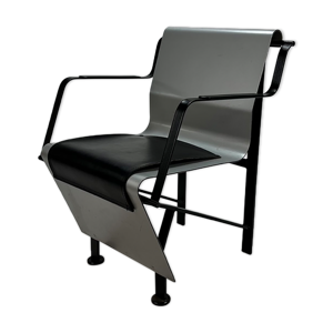 Fauteuil postmoderne en aluminium