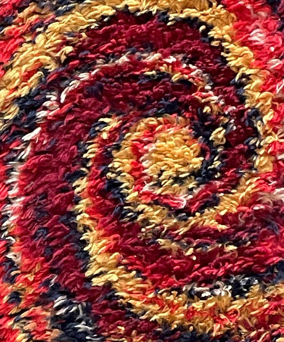 Colorful wool rug by salewa, germany, 1970s