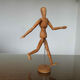 Articulated wooden mannequin 60s