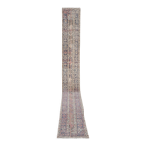 Vintage Turkish rug from Oushak, handwoven 66x730 cm