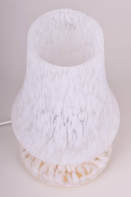 Mid-Century Czech Glass Table Lamp, 1960s