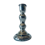 Eglomise glass candle holder