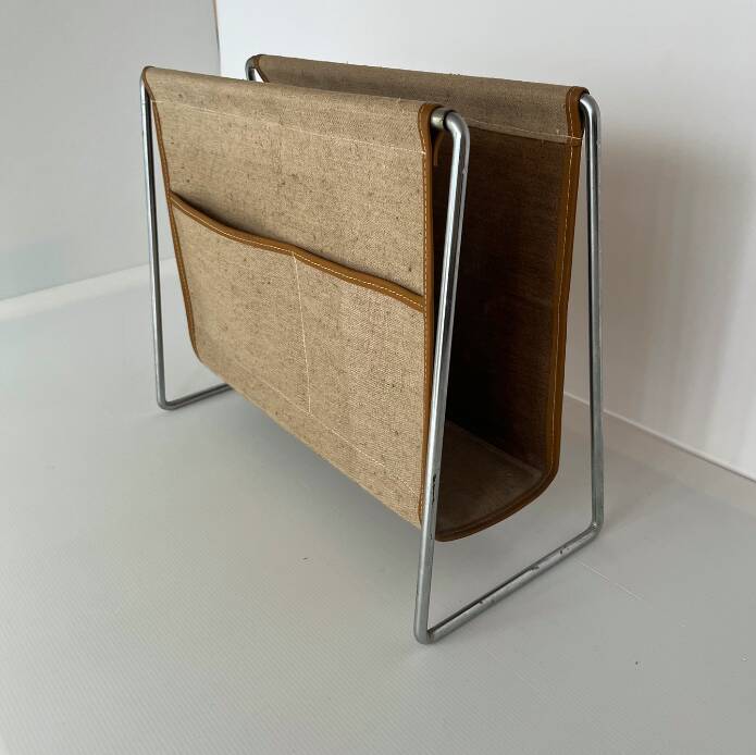 Vintage Verner Panton magazine rack for Fritz Hansen