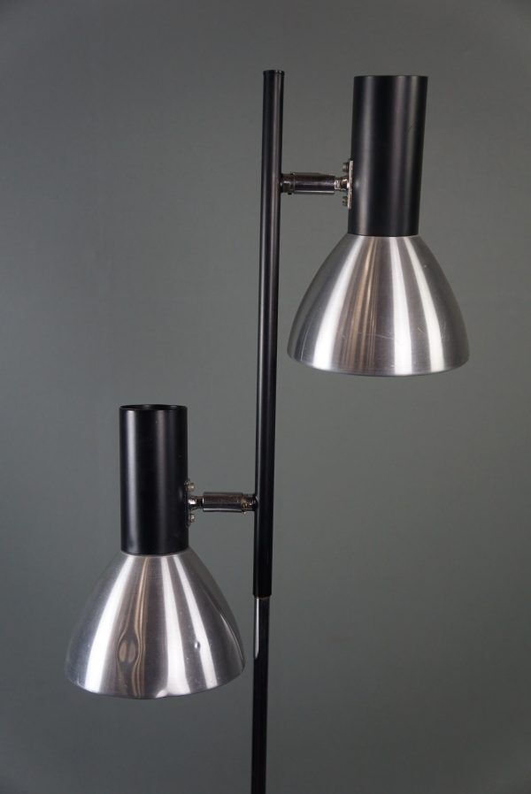Floor lamp with 2 spots by Sölken Leuchten 1960