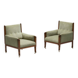 Lounge Chairs by Jac. van den Bosch, Netherlands, 1920s