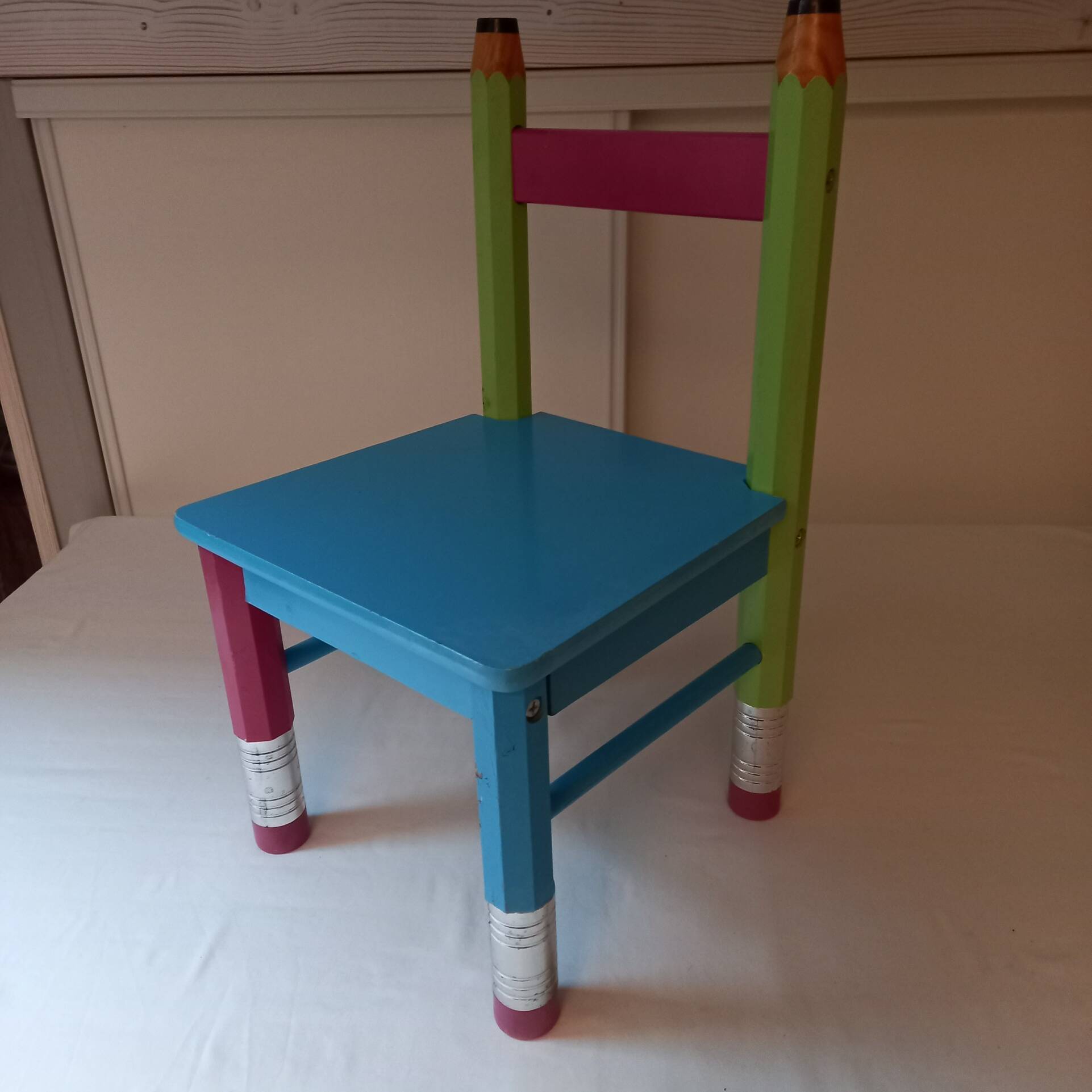 Children's pencil chair by pierre sala