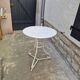 19th century wrought iron garden bistro pedestal table