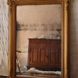 Antique gilded mirror