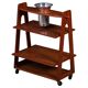 Teak Serving Trolley with Champagne Bucket, Denmark, 1960s