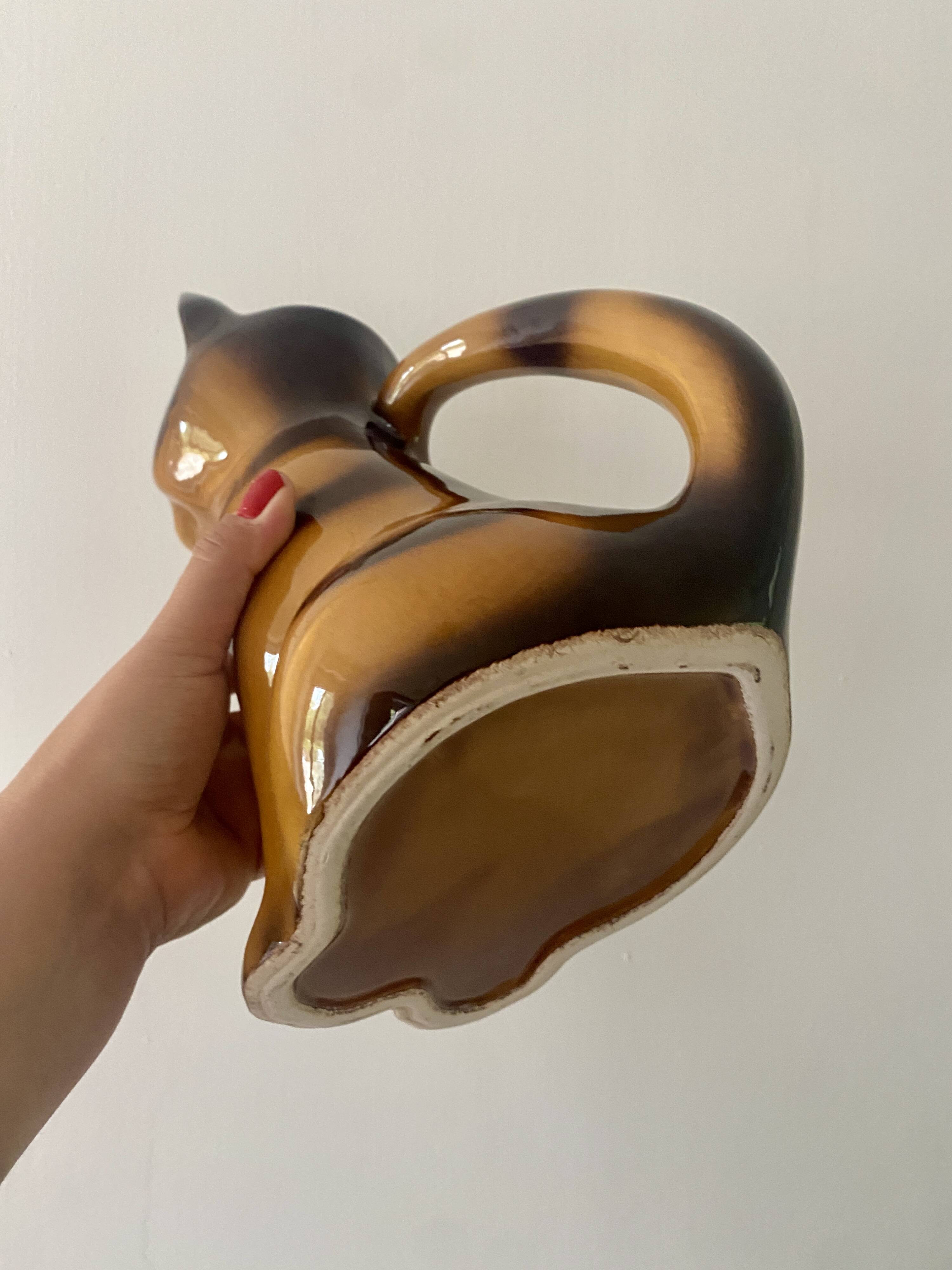 Vintage cat-shaped pitcher