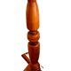 Louis Philippe style tripod pedestal table in solid walnut 20th century
