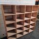 Solid wood workshop cabinet with compartments