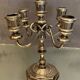 Regency-style 4-spoke metal chandelier with silver patina