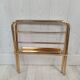 Porte revues vintage en laiton