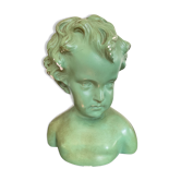 Buste enfant en plâtre Arnova des années 50