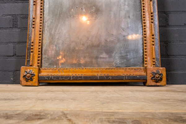 Miroir habillé anglais de1800
