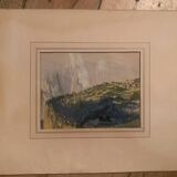 Jean Jacques GRUNENWALD (1911 - 1982) - Gouache - Mountain Landscape