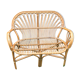 Vintage rattan seat length 103