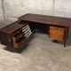 Bureau de direction en bois de rose par Arne Vodder pour Sibast Møbler