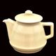 Vintage cream ceramic teapot – Authentic charm & chic country decor