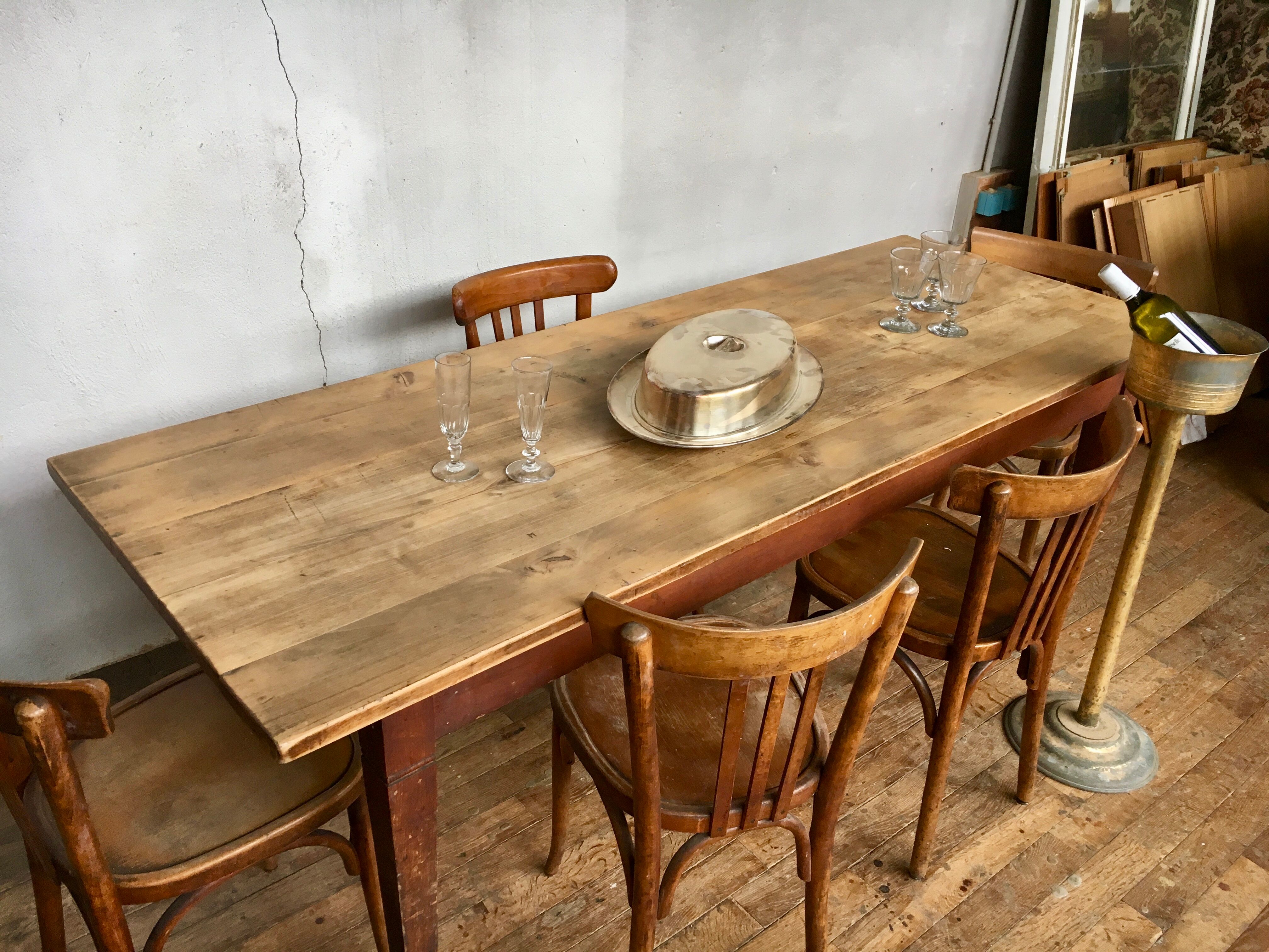 Old bistro table
