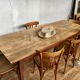 Old bistro table