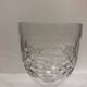 Set of 12 cut crystal stemmed glasses from the Nancy crystal factory, art deco