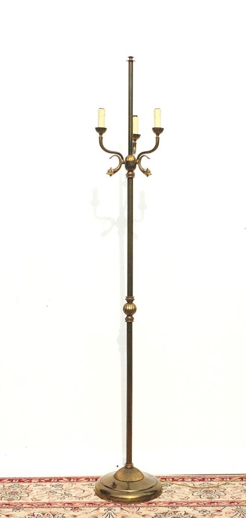 Neoclassical floor lamp 50s Hollywood Regency * Vintage *