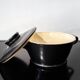 Black Ceramic by Franco Bucci for Pesaro Workshop, Italy, Anni '70